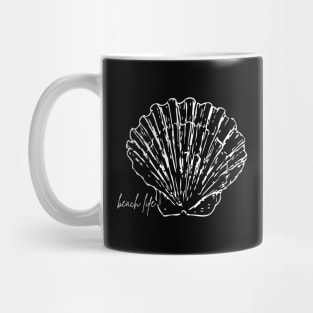 Beach Life Seashell Mug